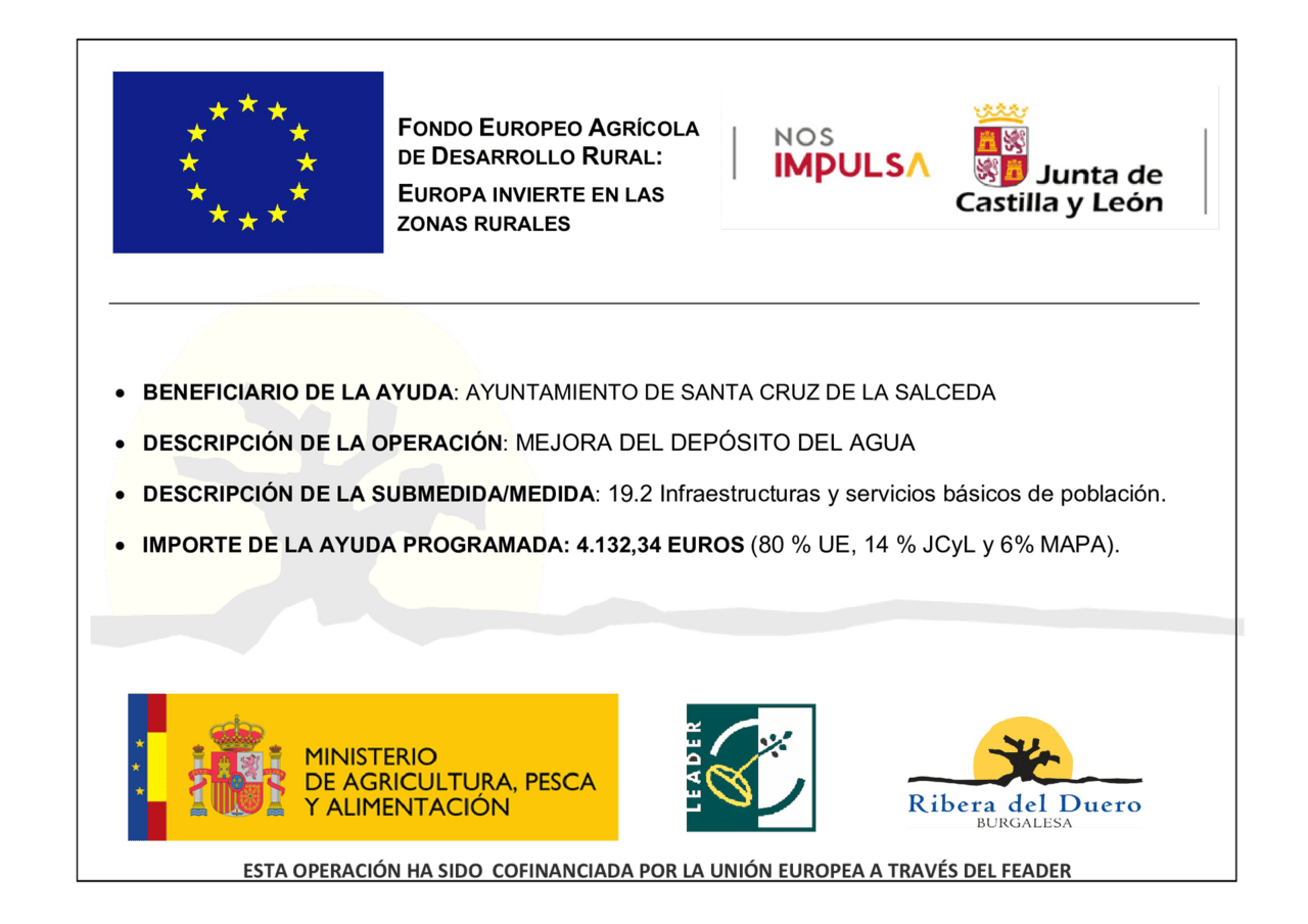 Ayuda LEADER 2014-2020. A.D.R.I. Ribera del Duero Burgalesa